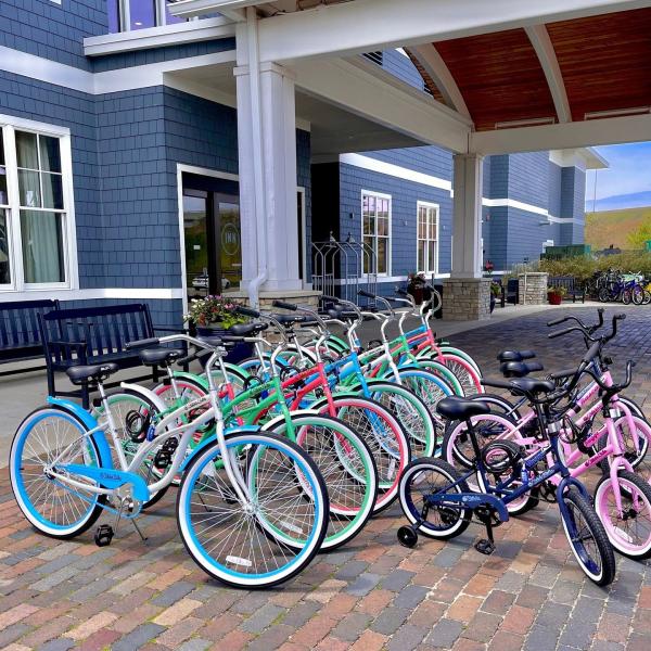 Complimentary bikes available for our hotel guests!