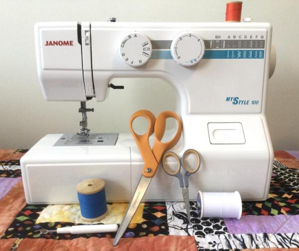 Learn to Sew Classes at the Box factory photo of sewing machine