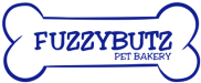 fuzzybutz pet bakery logo